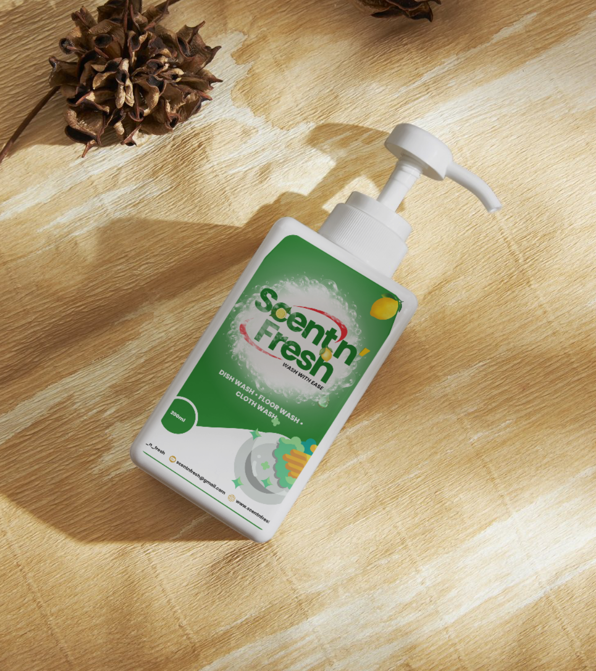 dish wash • floor wash • cloth wash